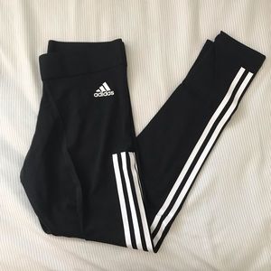adidas training three stripes leggings